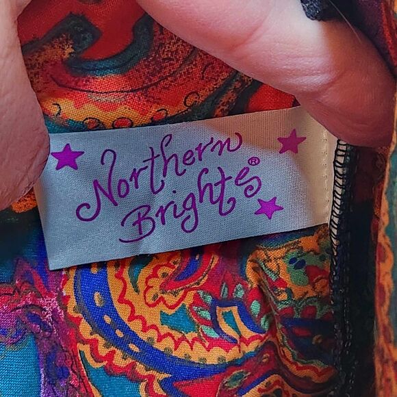 Northern Brights Confetti Mylar Recycled Trash Art Bag Purse Colorful Art Deco - Picture 10 of 13